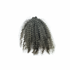 Gray Kinky Curly Wefts